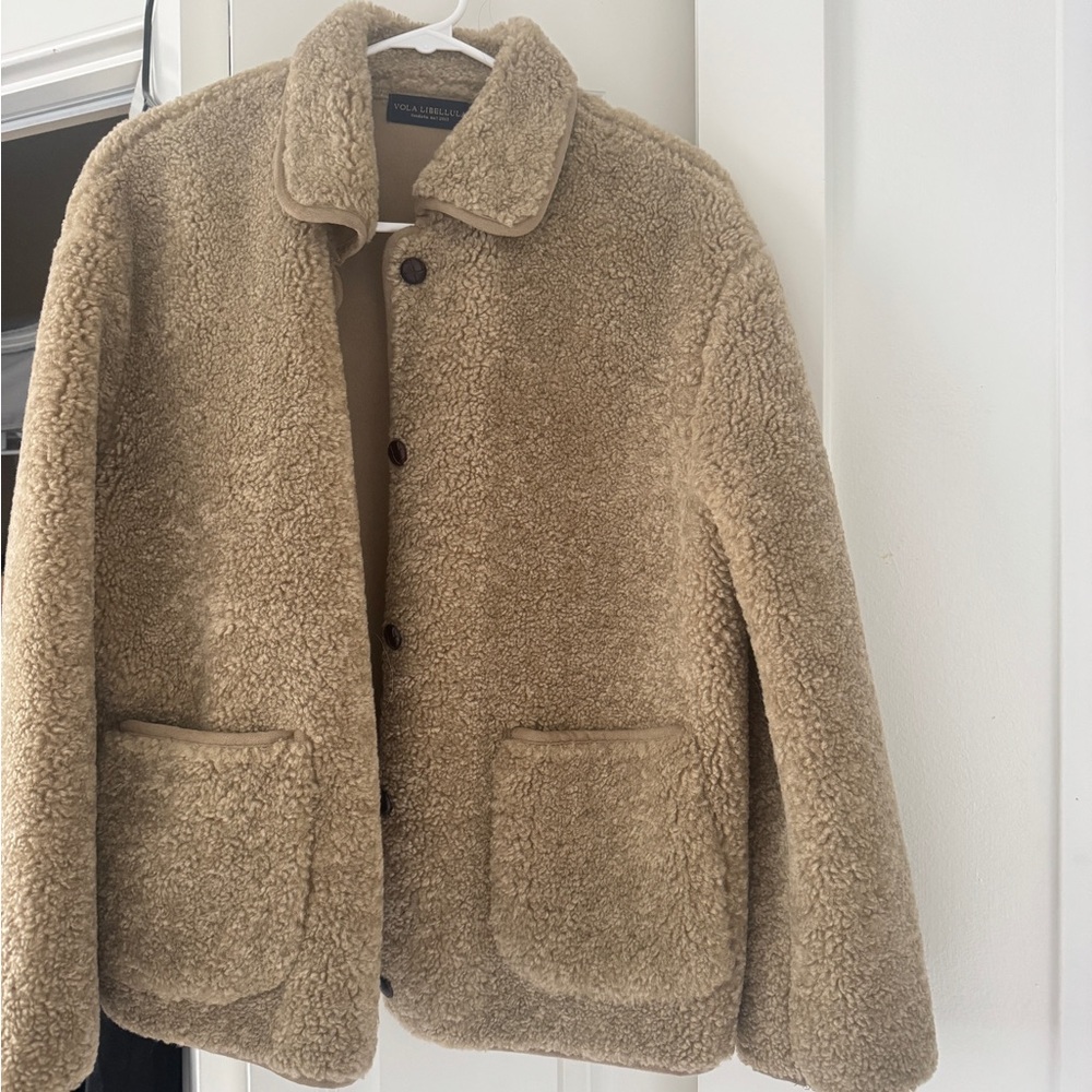 Japanese Beige Sherpa Jacket